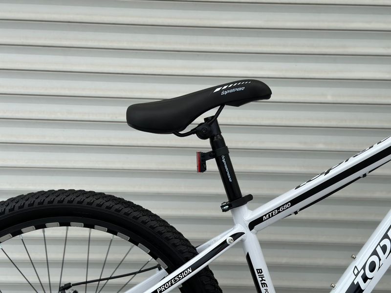 Гірський алюмінієвий велосипед TopRider 680 24" білий 680w-24 фото