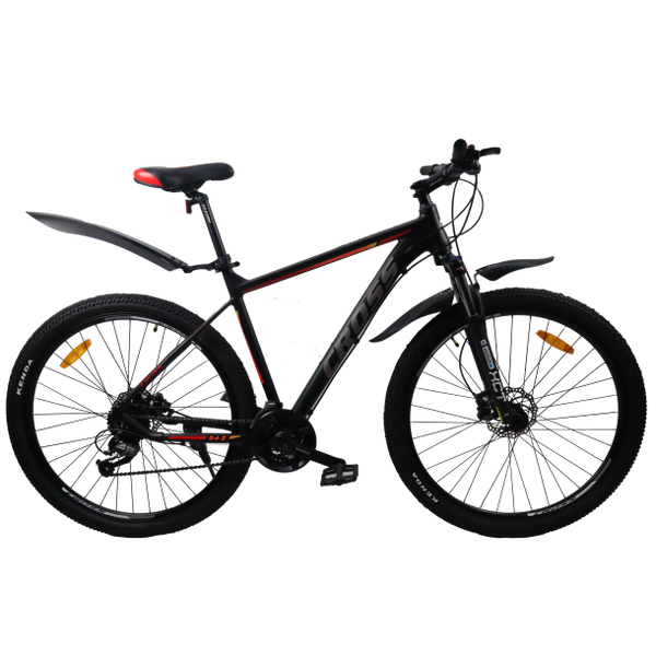 Гірський алюмінієвий велосипед Cross Galaxy 29" 20" Чорний-Червоний 1272 фото