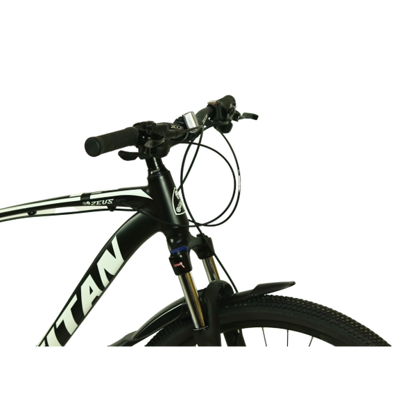 Горный алюминиевый велосипед Titan Zevs 29" 21" Черный-Белый 1584 фото