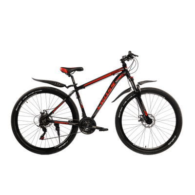 Гірський алюмінієвий велосипед Cross XC2921 29" 20" Чорний-Червоний 1318 фото