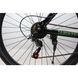 Гірський велосипед CrossBike Atlas 29" 20" Чорний-Зелений 1181 фото 2