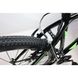Гірський велосипед CrossBike Atlas 29" 20" Чорний-Зелений 1181 фото 7