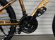 Горный алюминиевый велосипед TopRider 680 24" золотой 680zlt-24 фото 4