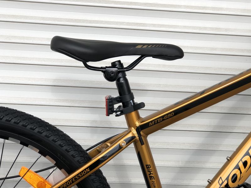 Гірський алюмінієвий велосипед TopRider 680 24" золотий 680zlt-24 фото