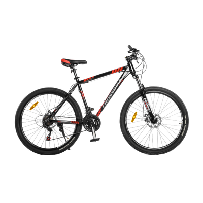 Гірський алюмінієвий велосипед CrossBike Everest 27"19" Чорний-Червоний 1423 фото