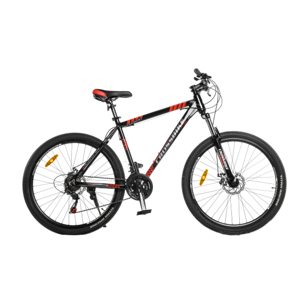 Гірський алюмінієвий велосипед CrossBike Everest 27"19" Чорний-Червоний 1423 фото