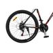 Гірський алюмінієвий велосипед CrossBike Everest 27"19" Чорний-Червоний 1423 фото 2
