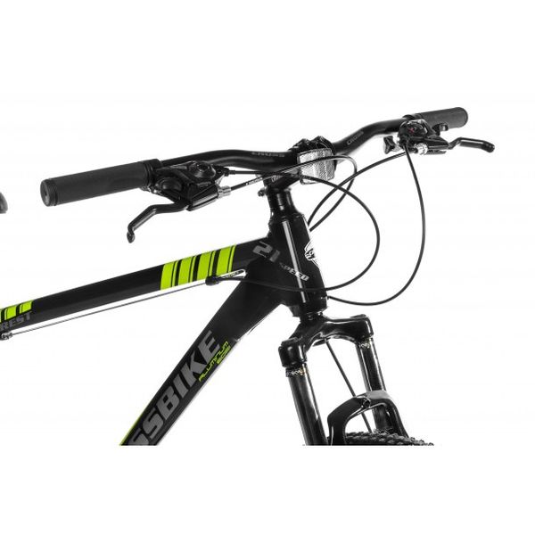 Горный алюминиевый велосипед CrossBike Everest 29"19" Чёрный-Жёлтый 1426 фото