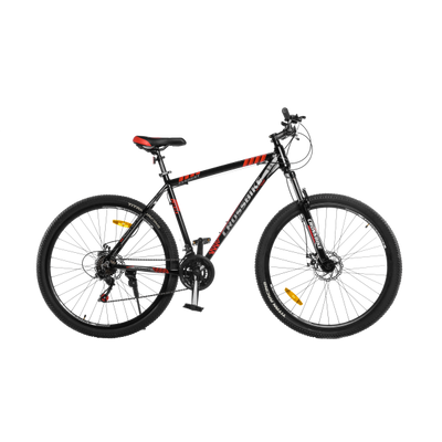 Гірський алюмінієвий велосипед CrossBike Everest 29"19" Чорний-Червоний 1425 фото