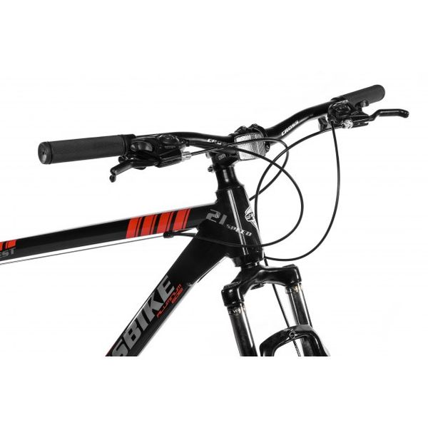 Горный алюминиевый велосипед CrossBike Everest 29"19" Чёрный-Красный 1425 фото