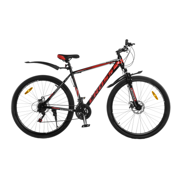 Гірський велосипед Cross Spider 29 "20" Чорний-Червоний-Білий 957 фото