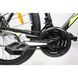 Гірський велосипед CrossBike Racer 27.5" 19" Сірий-Зелений 1233 фото 2