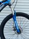 Гірський велосипед двухпідвісний 26 Toprider 910 синій 910b фото 5