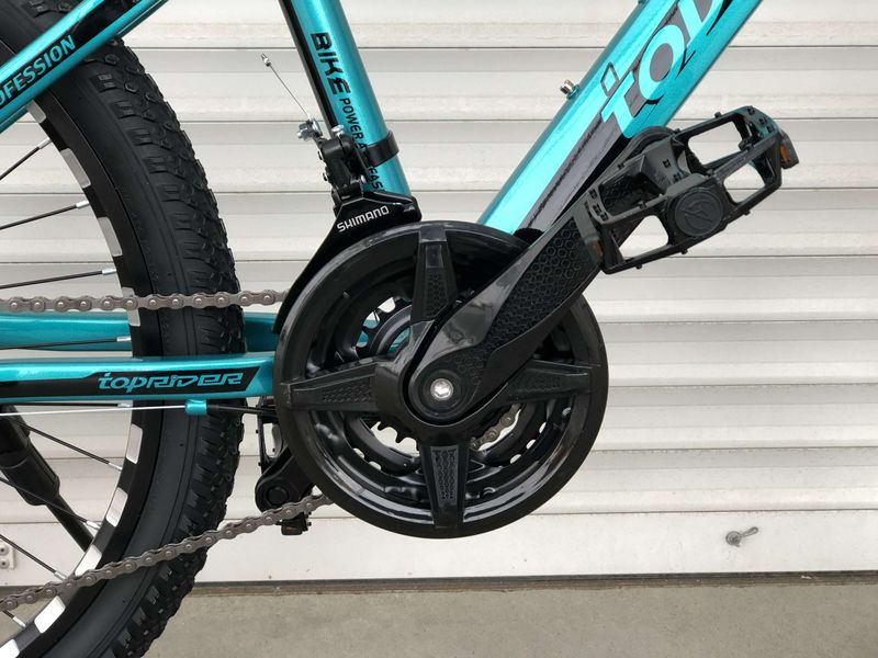 Горный алюминиевый велосипед TopRider 680 24" синий 680s-24 фото