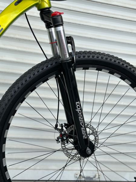 Гірський алюмінієвий велосипед TopRider 670 29" хакі 670h-29 фото