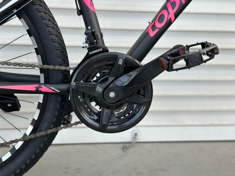 Велосипед горный TopRider 611 24" розовый 611r-24 фото