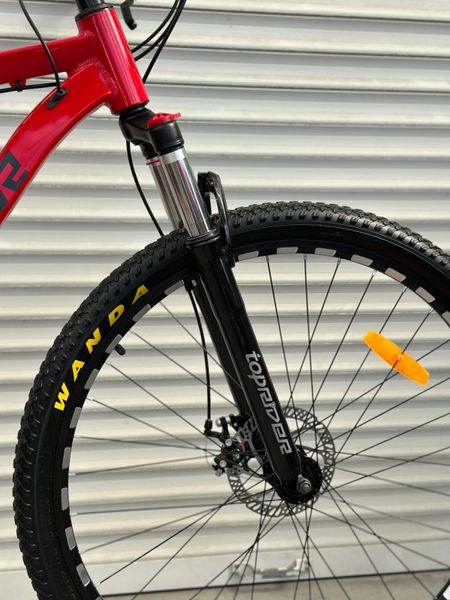 Гірський алюмінієвий велосипед TopRider 670 29" червоний 670r-29 фото