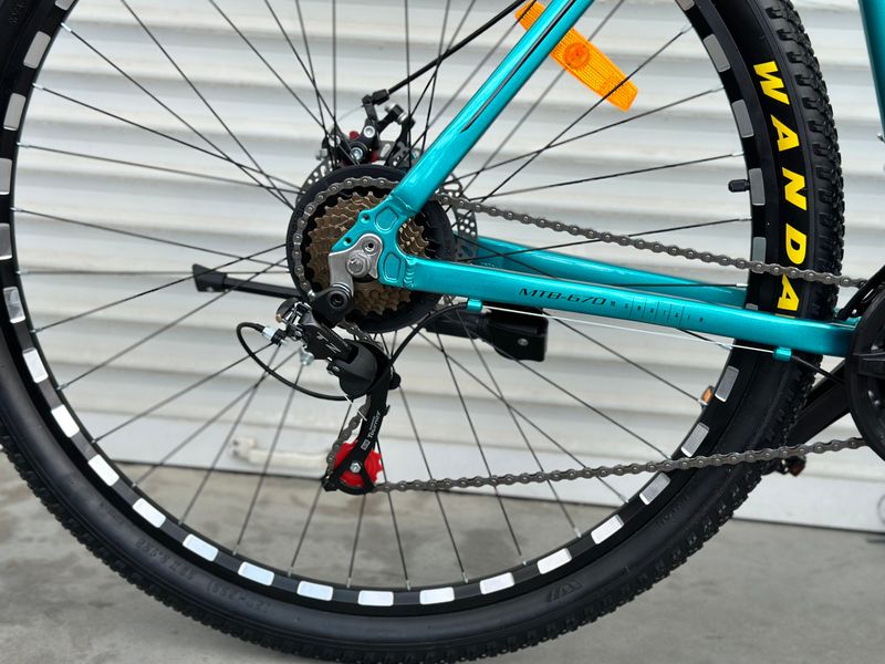 Гірський алюмінієвий велосипед TopRider 670 29" cиній 670b-29 фото