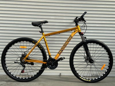 Гірський алюмінієвий велосипед TopRider 670 29" золотий 670z-29 фото